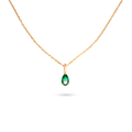 dije esmeralda con diamantes de LB