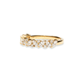 Anillo con diamantes de laboratorio