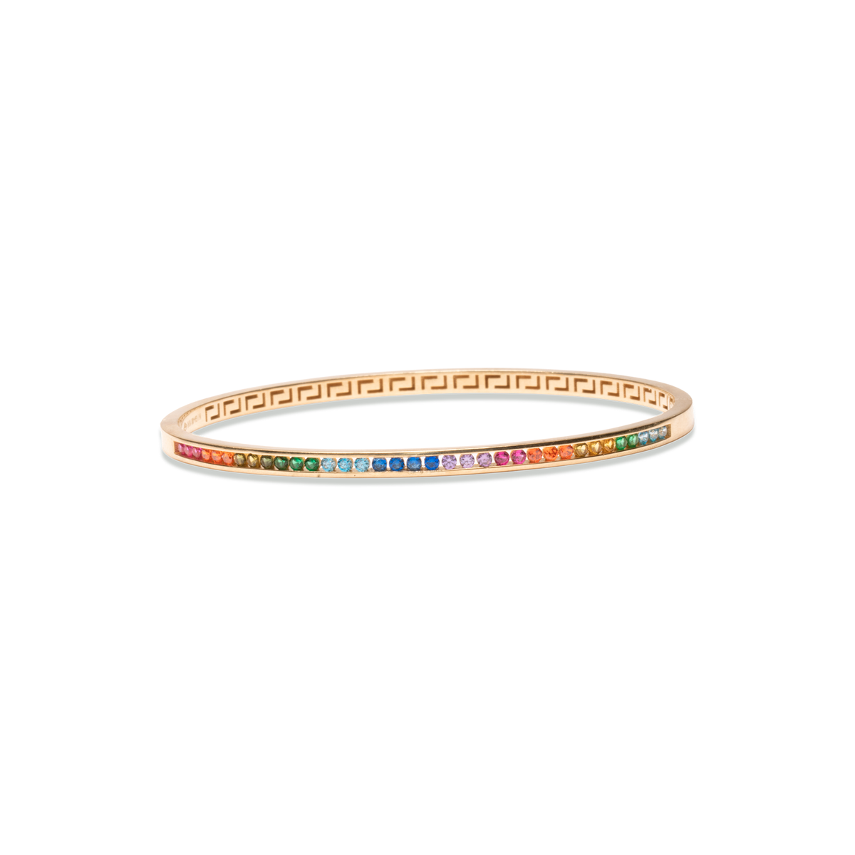 Brazalete de zirconia de colores