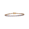 brazalete de zafiro azul