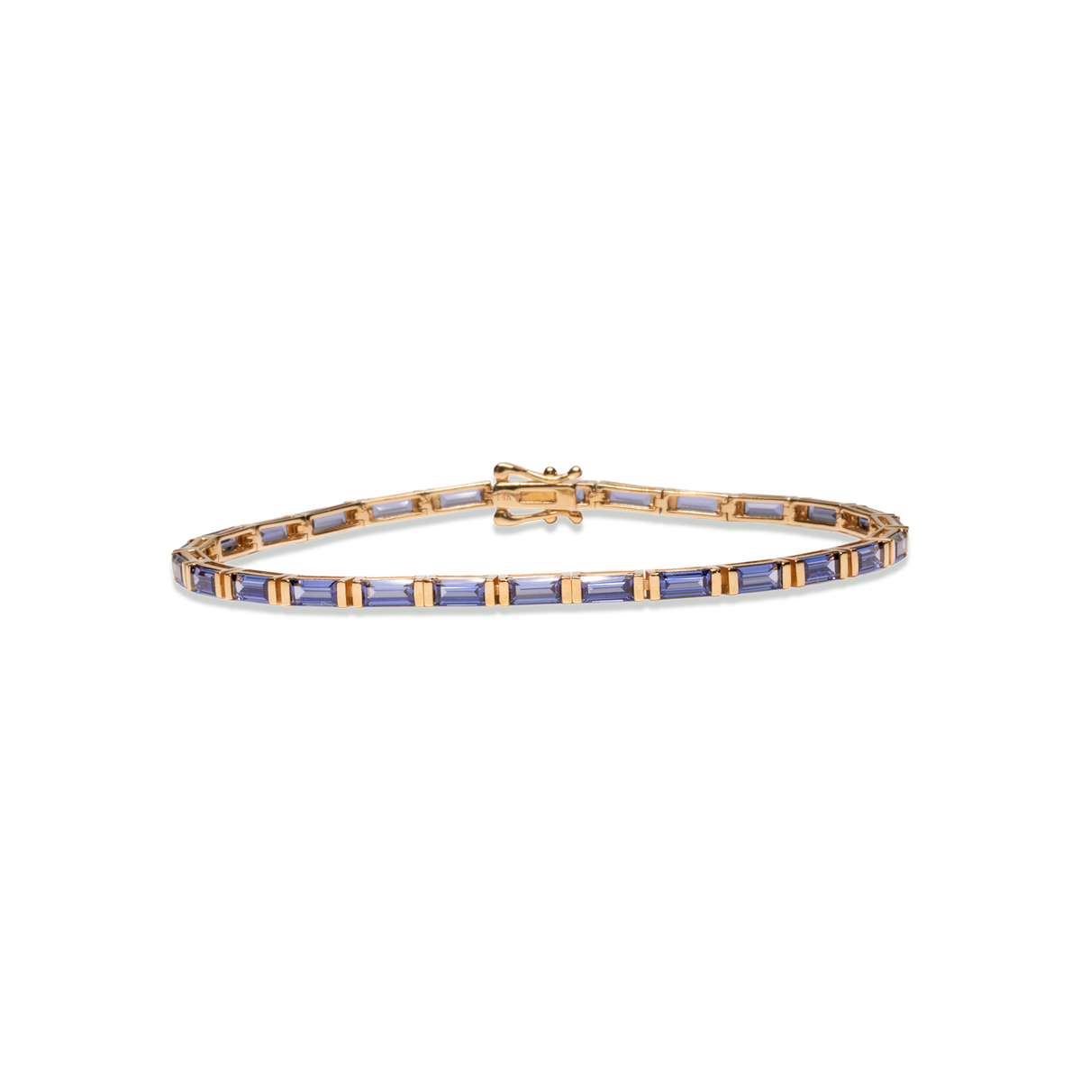 brazalete de zafiro azul