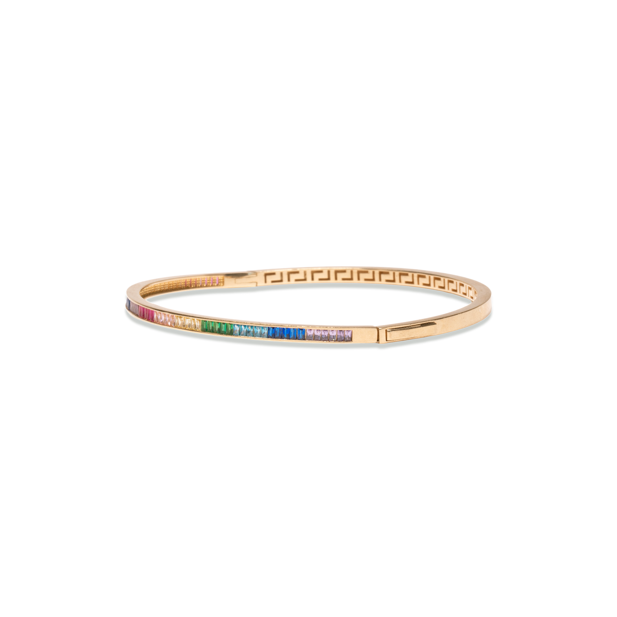 brazalete de zirconia de colores