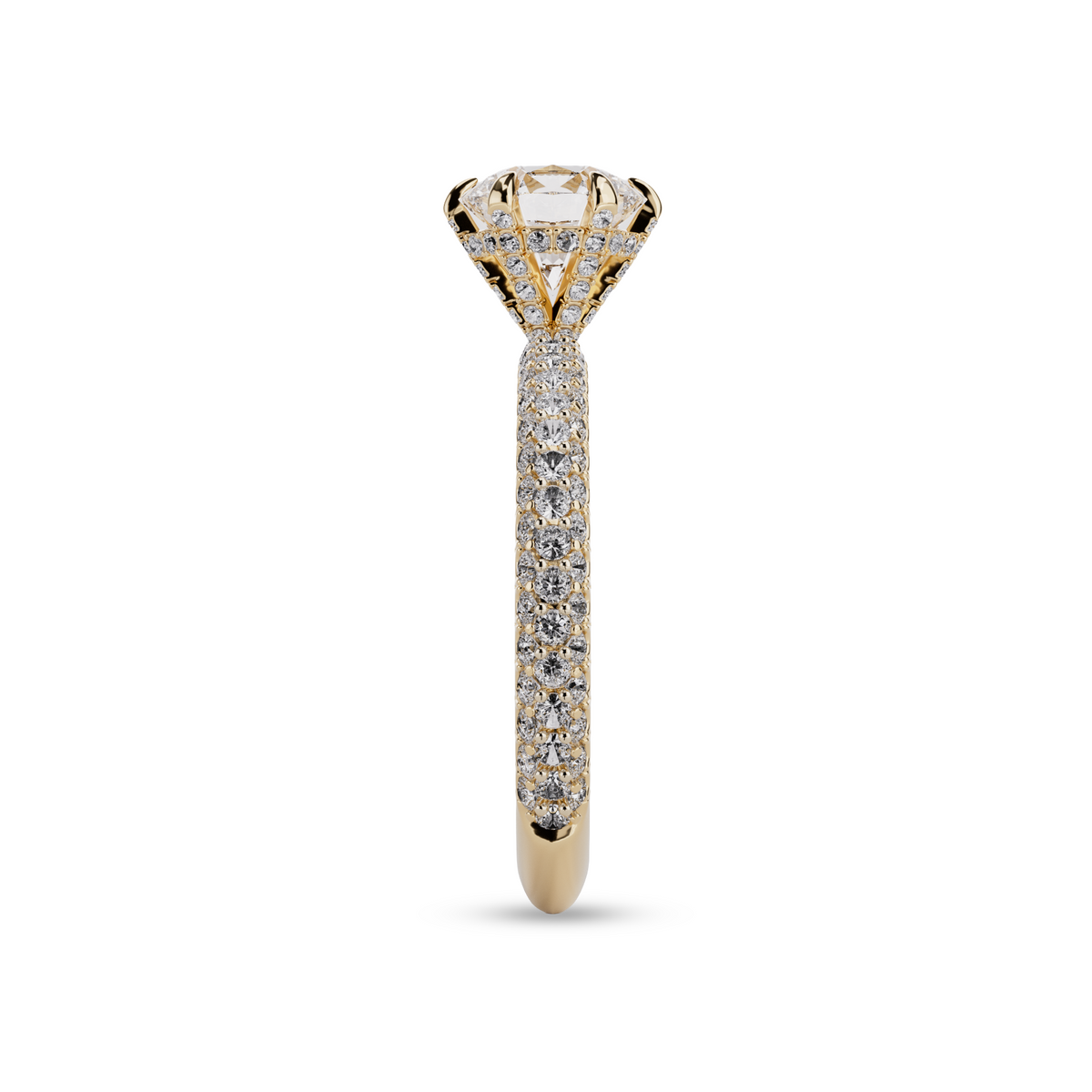 Anillo compromiso pave