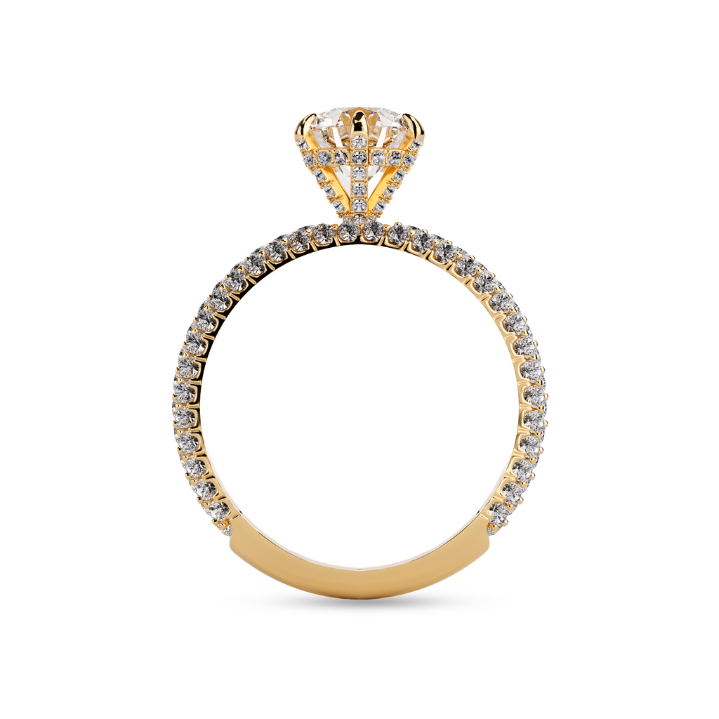 Anillo compromiso pave