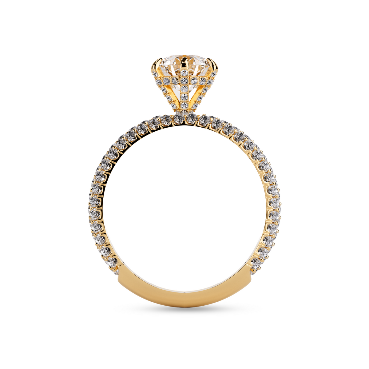 Anillo compromiso pave