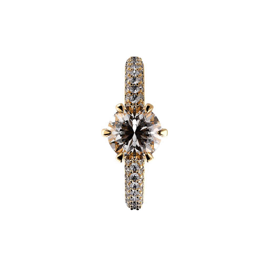 Anillo compromiso pave